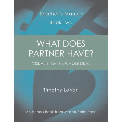 What Does Partner Have?: Teacher's Manual Book Two