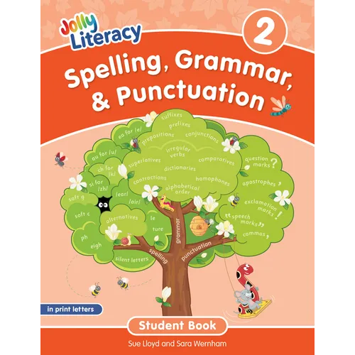 Spelling, Grammar, & Punctuation Student Book 2: In Print Letters (American English Edition)