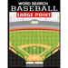 Word Search Baseball Large Print: Fun and Entertaining Word Find Puzzles All about Americas Past Time - Baseball Terms and Greatest Players - 55 Full