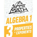 Summit Math Algebra 1 Book 3: Properties of Exponents