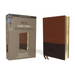 NIV, Reference Bible, Giant Print, Imitation Leather, Brown, Red Letter Edition, Comfort Print