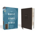 Niv, Quest Study Bible, Leathersoft, Black, Comfort Print: The Only Q and A Study Bible