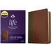 NKJV Life Application Study Bible, Third Edition, Large Print (Leatherlike, Brown/Mahogany, Red Letter)