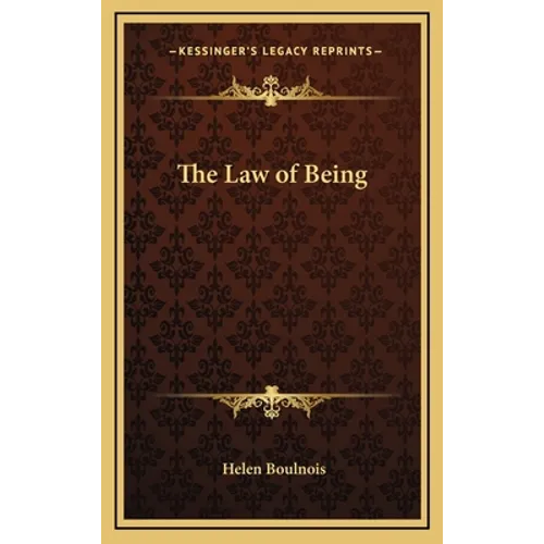 The Law of Being