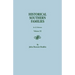 Historical Southern Families. in 23 Volumes. Volume XI