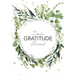 Daily Gratitude Journal: (Green Leaves Wreath) A 52-Week Guide to Becoming Grateful