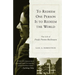To Redeem One Person Is to Redeem the World: The Life of Freida Fromm-Reichmann