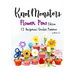 Knotmonsters: Flower Pens edition: 12 Amigurumi Crochet Patterns
