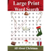 Large Print Word Search: All About Christmas