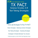 TX PACT Science Grades 4-8 - Test Taking Strategies