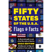 Fifty States of the U.S.A. Flags & Facts: Learn about All 50 American States. Illustrated Guide for Adults & Children with Capital Cities, Nicknames,