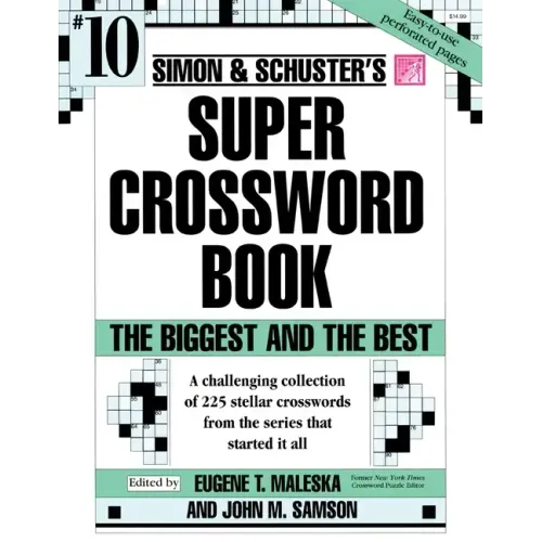 Simon & Schuster Super Crossword Puzzle Book #10