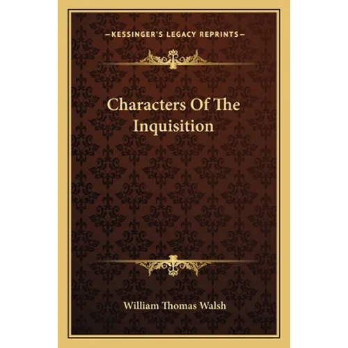 Characters Of The Inquisition