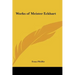 Works of Meister Eckhart