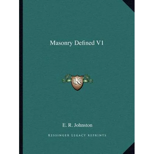 Masonry Defined V1