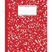 Marble Composition Notebook College Ruled: Red Marble Notebooks, School Supplies, Notebooks for School