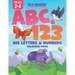 Super ABC & 123: Big Letters & Numbers Coloring Book For Kids 2-4