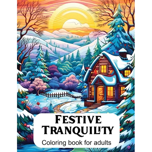 Festive Tranquility: A Christmas Coloring Book for Adults
