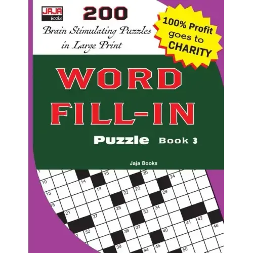 WORD FILL-IN Puzzle Book 3