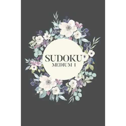 Sudoku MEDIUM I: 100 Medium Sudoku Puzzles, 6x9 Travel Size, Great for Beginners, Perfect Gift for Get Well Soon, Post Surgery Activity