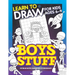 Learn To Draw For Kids Ages 6-9 Boys Stuff: Drawing Grid Activity Books for Kids To Draw Cool Boys Cartoons