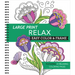 Large Print Easy Color & Frame - Relax: Featuring 31 Relaxing Coloring Pages