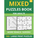 Mixed Puzzles Book For Adults - Word Search, Sudoku: 100+ Large Print Puzzles For Adults & Seniors (Vol 2)