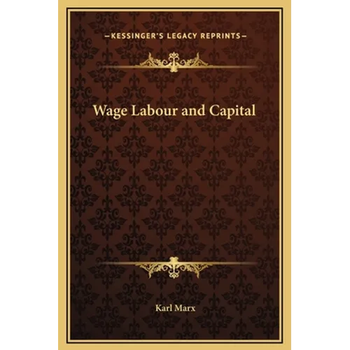 Wage Labour and Capital