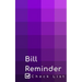 Bill Reminder: Empty bill payment list pages for your expenses.