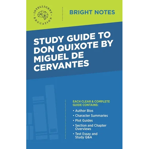 Study Guide to Don Quixote by Miguel de Cervantes