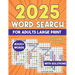 2025 Word Search for Adults Large Print 4000+ Words: Word Search Puzzle Books