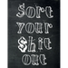 Sort Your $hit Out: Monthly Budget Planner (Undated - Start Any Time) Paycheck Bill Tracker (Budget Planning)