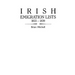 Irish Emigration Lists, 1833-1839