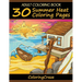 Adult Coloring Book: 30 Summer Heat Coloring Pages