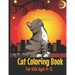 Cat Coloring Book: Cute Cat Coloring Book for Kids Ages 8-12