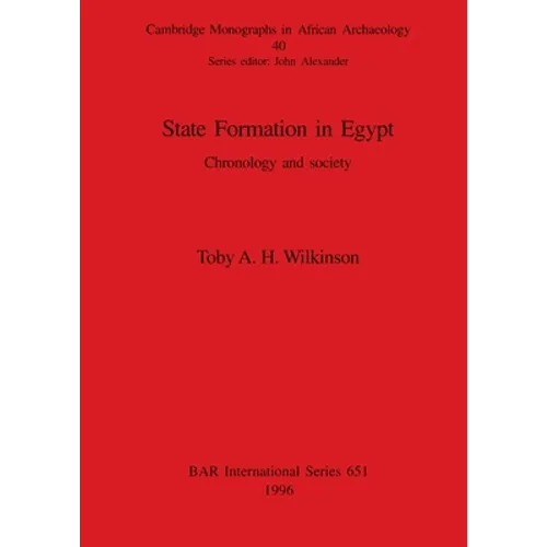 State Formation in Egypt: Chronology and society