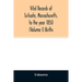 Vital records of Scituate, Massachusetts, to the year 1850 (Volume I) Births