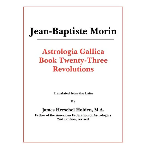 Astrologia Gallica Book 23