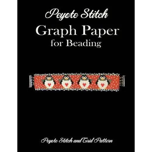 Peyote Stitch Graph Paper for Beading - Peyote Stitch and Grid Pattern: 8.5 x 11" Beading Grid Paper for Beading Patterns/Seed Beading/Delica Beading