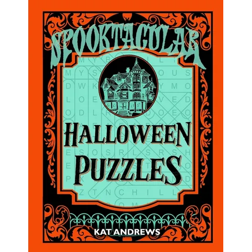 Spooktacular Halloween Puzzles: Large Print for Adults
