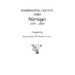 Washington County, Ohio Marriages, 1789-1840