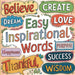 Inspirational Words Easy Coloring Book: Inspirational Coloring Book for Teens