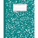 Marble Composition Notebook College Ruled: Teal Marble Notebooks, School Supplies, Notebooks for School