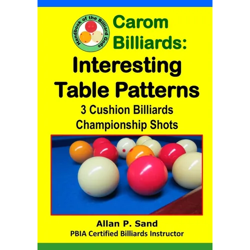 Carom Billiards: Interesting Table Patterns: 3-Cushion Billiards Championship Shots