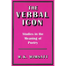 The Verbal Icon: Studies in the Meaning of Poetry