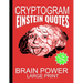 Cryptogram Einstein Quotes - Large Print: Cryptograms The Ultimate Brain Power Word Game Puzzle Books For Adults And Kids (300 Puzzles) #1
