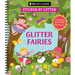 Brain Games - Sticker by Letter: Glitter Fairies: Includes 1 Glitter Sticker Sheet to Complete Each Image!