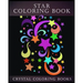 Star Coloring Book: A Stress Relief Adult Coloring Book Containing,15 Star Patterns Printed On White Backgrounds, And Repeated On Aa Black