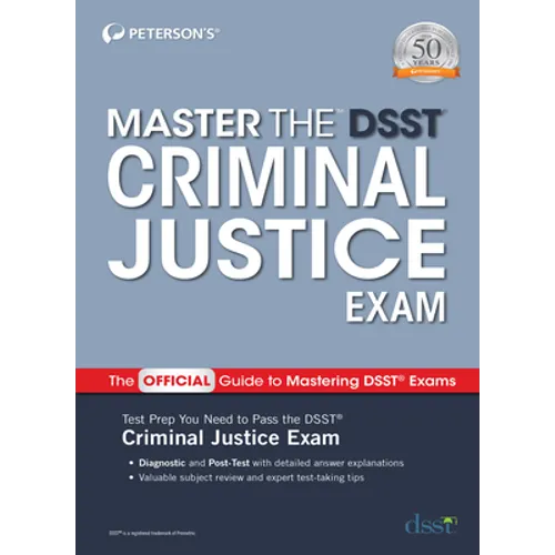 Master the Dsst Criminal Justice Exam