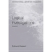 Logical Investigations: Volume II